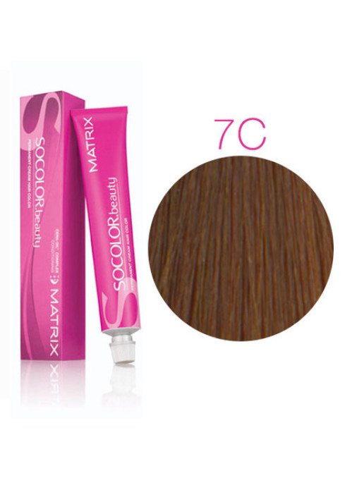 Крем-краска Matrix SOCOLOR beauty стойкая 90 мл, 7 C 