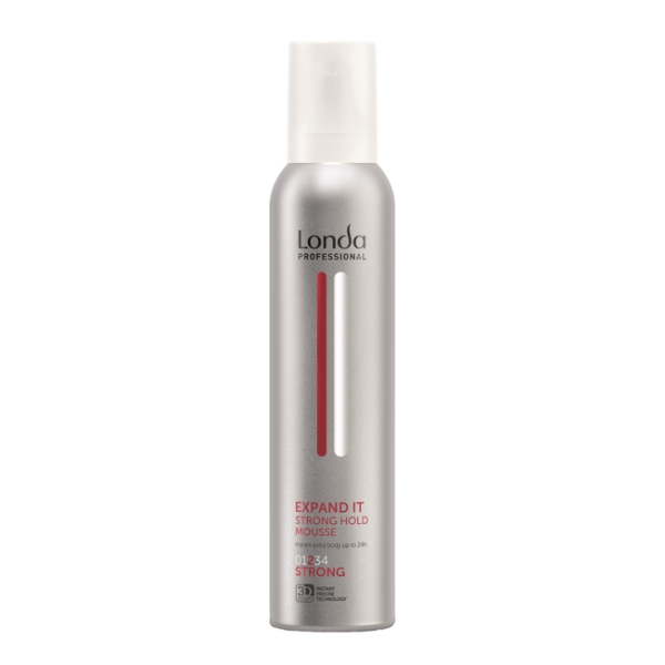 Пена для укладки волос сильной фиксации Expand it strong hold mousse 250мл Пена для укладки волос сильной фиксации Expand it strong hold mousse 250мл