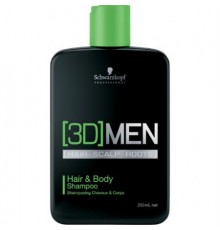 men Шампунь для мужчин для волос и тела "HAIR & BODY SHAMPOO" [3D] MEN, 250 мл